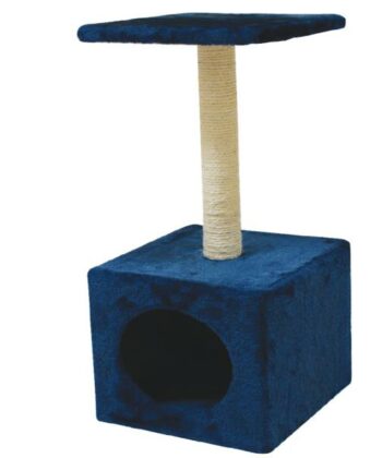ARBRE A CHAT HAMBURG BLEU 30*30*60CM