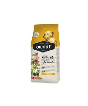 OWNAT CHIEN LAMB ET RICE 4 KG