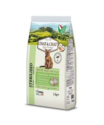 CHAT & CHAT STERILISED POULET 14KG