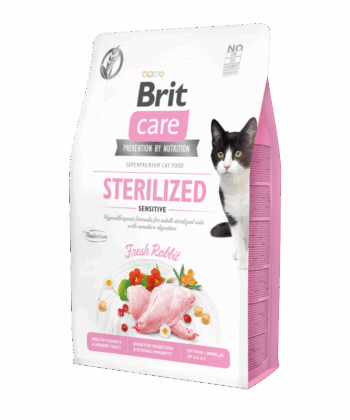 Brit Care Urinary Sensitive pour Chat Stérilisé Sans Céréales 2Kg