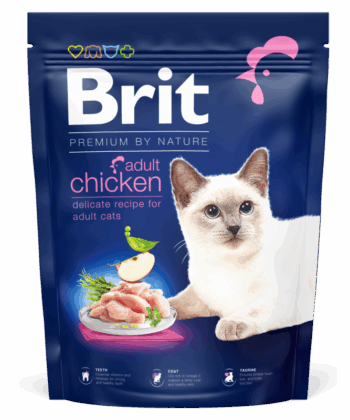 BRIT BY NATURE CHAT ADULT AU POULET 1.5KG