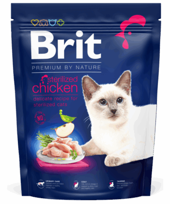 BRIT BY NATURE POUR CHAT STERILISE POULET 1.5KG