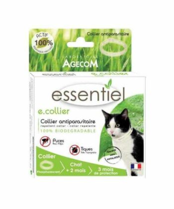COLLIER CHAT PHOSPH 35CM