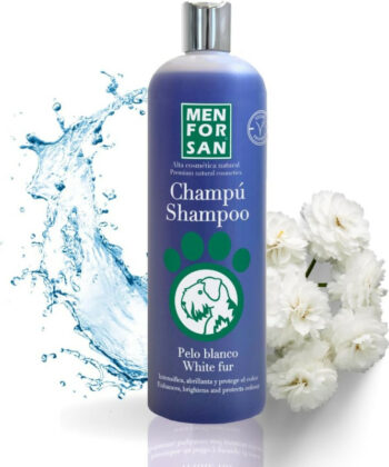 MENFORSAN Shampoing intensifian chien blanc 300ML