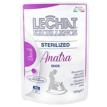 Pochon LECHAT EXCELLENCE Stérilisé Canard 100g