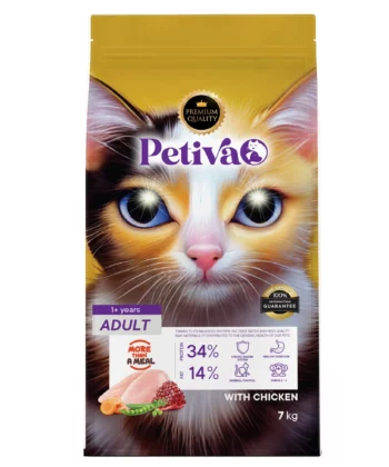 PETIVA CHAT ADULT POULET 7KG