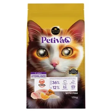 PETIVA CHAT STERILISED FISH 1.5KG