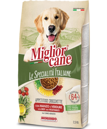 MIGLIOR CANE Le Specialita Italiane Beef & Vegetables 2,5kg