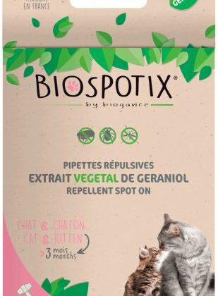 PIPETTES BIOSPOTIX RÉPULSIF CHAT&CHATON 5P*1ML