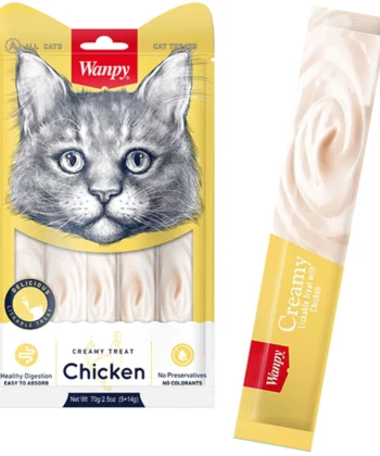 Wanpy Crème - Poulet (5*14g)