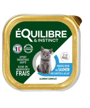 EQUILIBRE CHATON SAUMON-CAROTTES  85Gr