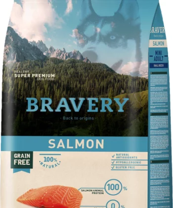 BRAVERY SAUMON MINI ADULT 2KG