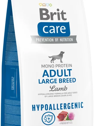 BRIT CARE HYPPOALERGENIQUE ADULT LARGE LAMB 12Kg+2