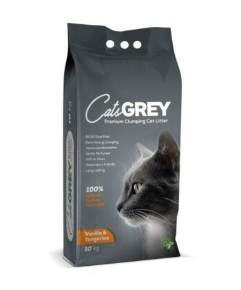 CATS GREY VANILLA TANGERINE 10KG