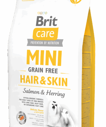 BRIT CARE CHIEN MINI HAIR&SKIN 2KG