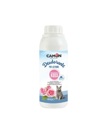 CAMON-DESODORISANT LITIERE ROSE 400GR