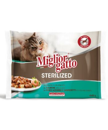 MIGLIOR GATTO STER 4*85GR POI/SAUMO