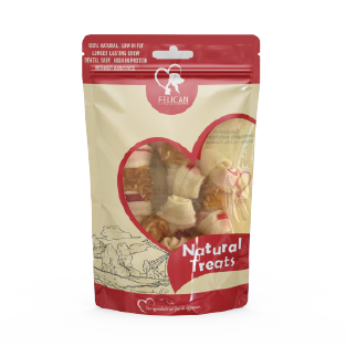 FELICAN OS BI-COULEUR POULET 70GR