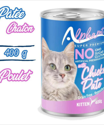 BOITE ALPHAPET KITTEN CHICKEN 400G