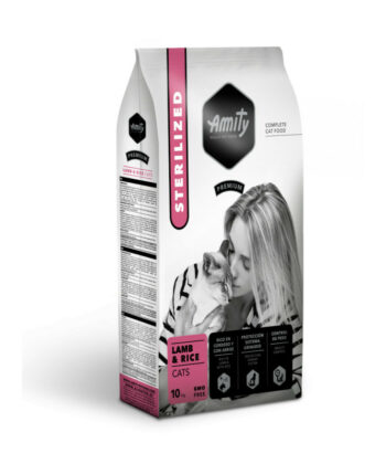 AMITY CAT STERILISED LAMB 10KG