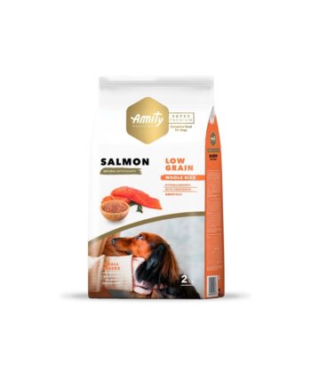 AMITY LOW GRAIN MINI ADULT SALMON 2KG