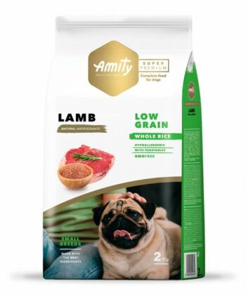 AMITY LOW GRAIN MINI ADULT LAMB 2KG