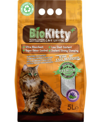 BIOKITTY LITIERE AGGLOMERANTE LAVENDER POWDER 5L