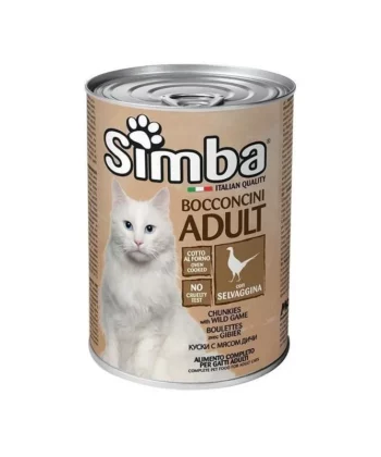 SIMBA CAT WITH WILD GAMES 415Gr