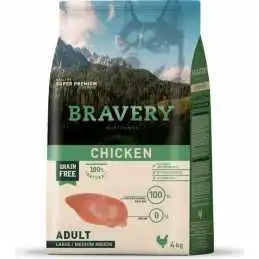BRAVERY CHIKEN ADULT LARGE/MEDIUM 4KG