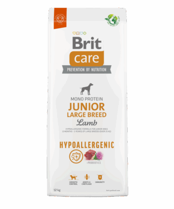 Brit Care Hypoallergénique Junior Large Agneau12Kg