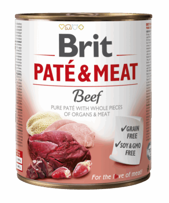 Brit Pâté au Bœuf pour Chien 800g