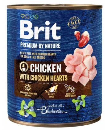 Brit Premium by Nature Poulet et Coeur 800g