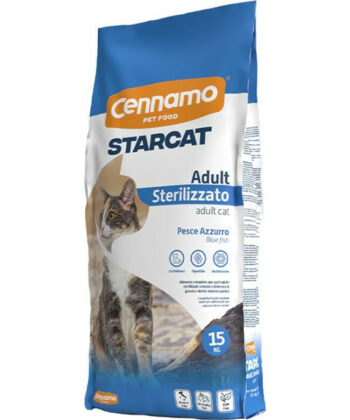 STAR CAT STERILSE POISSION 15KG