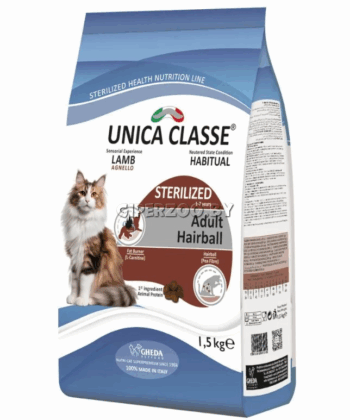 UNICA CLASSE CAT STERILIZED HAIRBALL 1.5KG