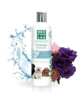 MEN FOR SAN Shampoing Intensificateur de Couleur pour Chien 300ml