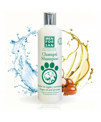 MEN FOR SAN SHAMPOING AUX PROTEINES DE SOIE ET A L'HUILE D'ARGAN 300ML