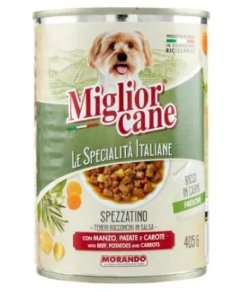 MIGLIOR CANE Le Specialita Italiane Beef & Potatoes & Carrots 405gr