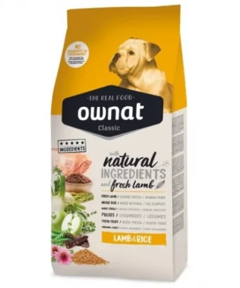 OWNAT CLASSIC CHIEN LAMB 12KG