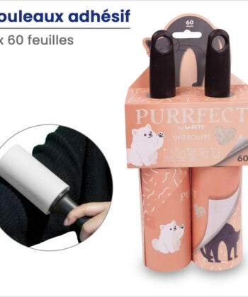 ROULEAUX ADHÉSIFS NETTOYANT  2*60 Feuilles