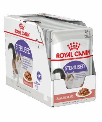 ROYAL CANIN CHAT  STERILISED GRAVY 12* 85G