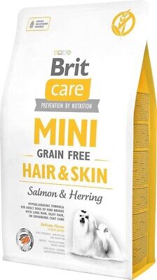 BRIT CARE MINI CHIEN HAIR&SKIN SANS CEREALES 2Kg