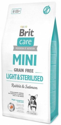 BRIT CARE CHIEN MINI STERILISED SANS CEREALES 2Kg