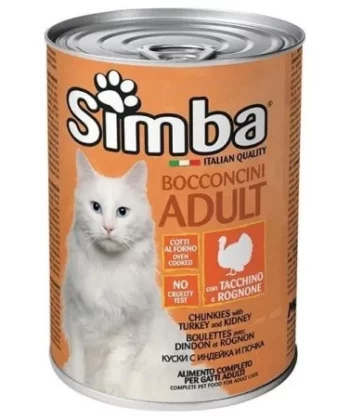 SIMBA CAT WITH TURKEY & KIDNEY 415Gr