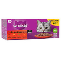 POCHON WHISKAS EN SAUCE 4 VARIETES VIANDE