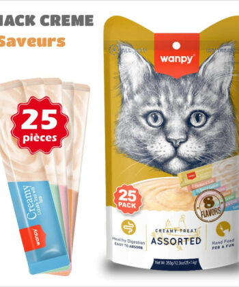 Wanpy Crème - Saveurs Mixtes (25*14g)