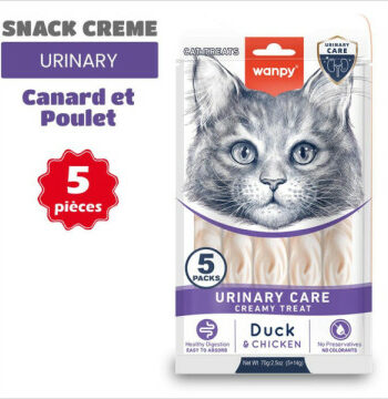 Wanpy Crème Functionnal - Urinary au Canard et Poulet (5*14g)