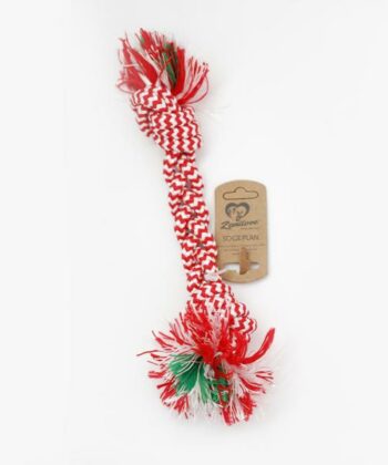 OS EN COTTON ZANILOVE 38CM ROUGE ET BLANC