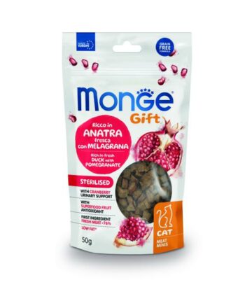 MONGEGIFT CAT STER MEAT DCK/GRE 50g