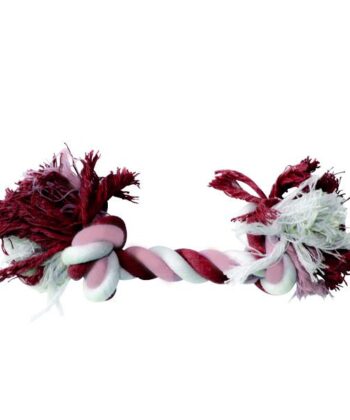 OS EN COTON 2 NOEUDS ROSE/VIOLET LGCM.