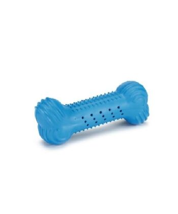 Jouet Os frisco Bleu 14cm